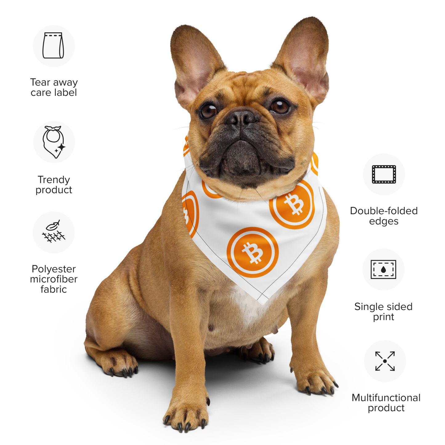 Bandana Bitcoin Exclusiva - Muestra tu Pasión por las Criptomonedas